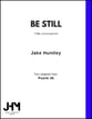 Be Still TTBB choral sheet music cover